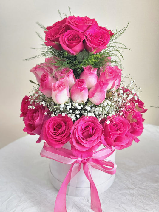 Luxury Hot Pink Roses